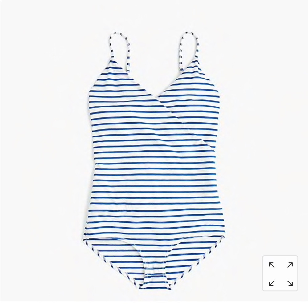 NWT! J crew Wrap cami bodysuit in stripe